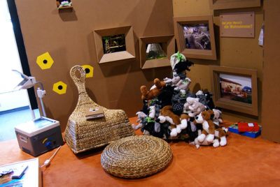 Der Kuscheltiersessel im Wohnzimmer