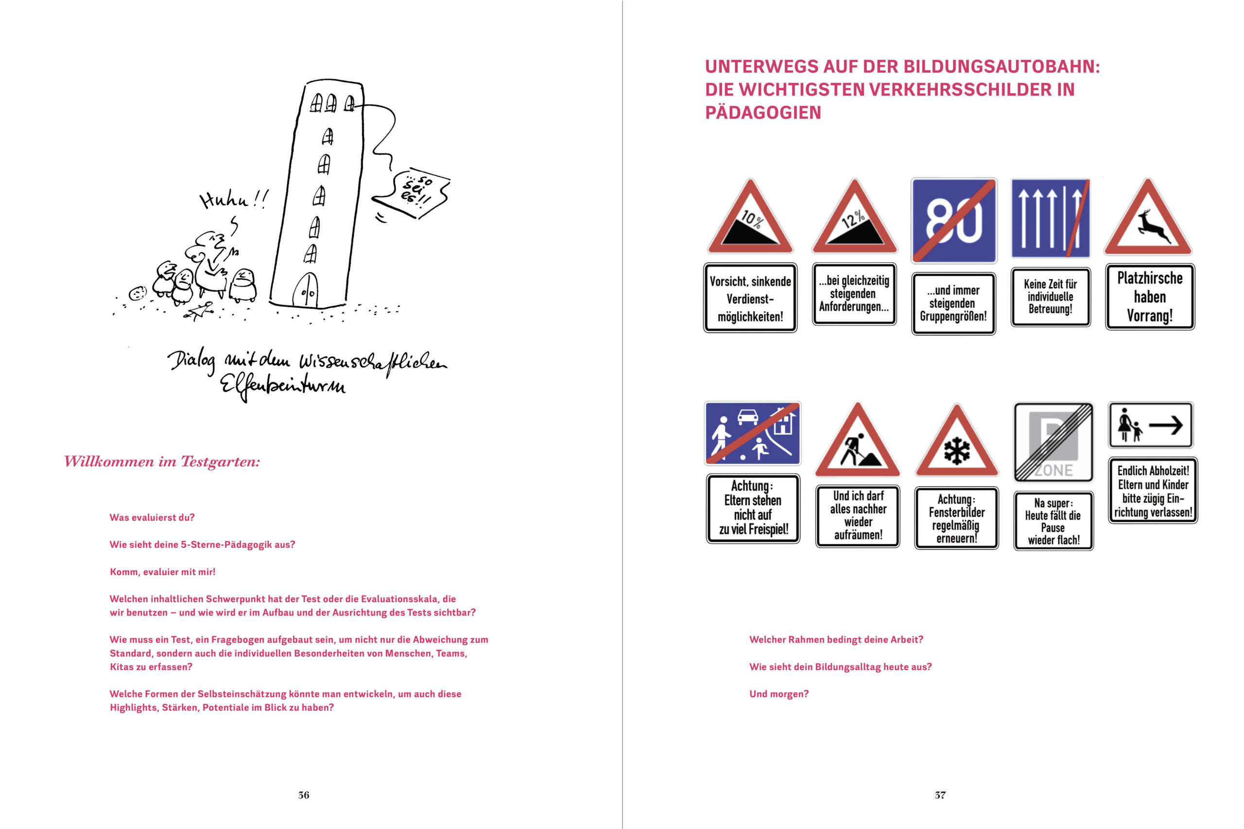 Unterwegs in Pädagogien_36_37 Unterwegs in Pädagogien Innenansicht Seite 36-37