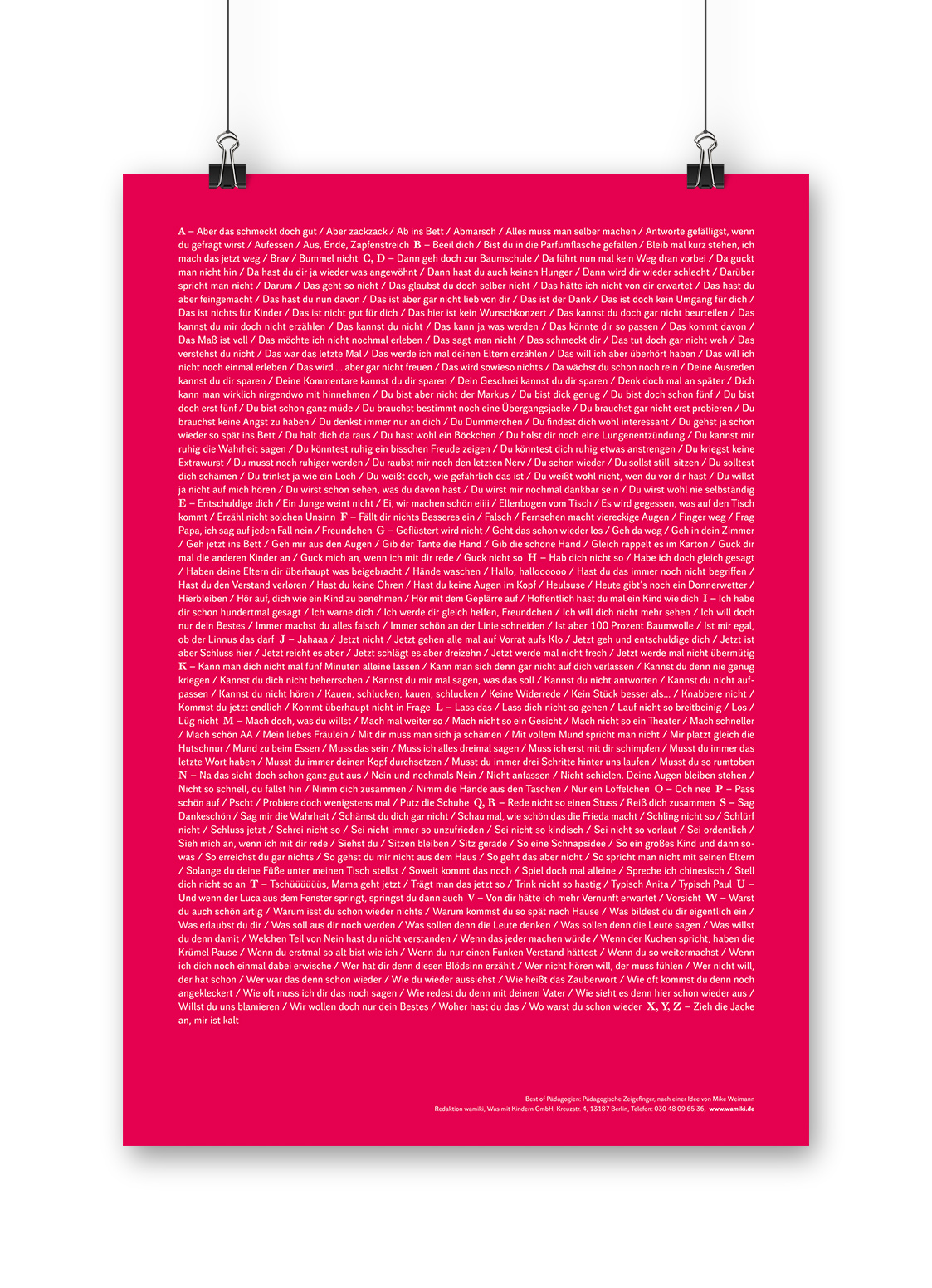 mockup Poster_Erziehungssprüche_1 Sprüche-Poster