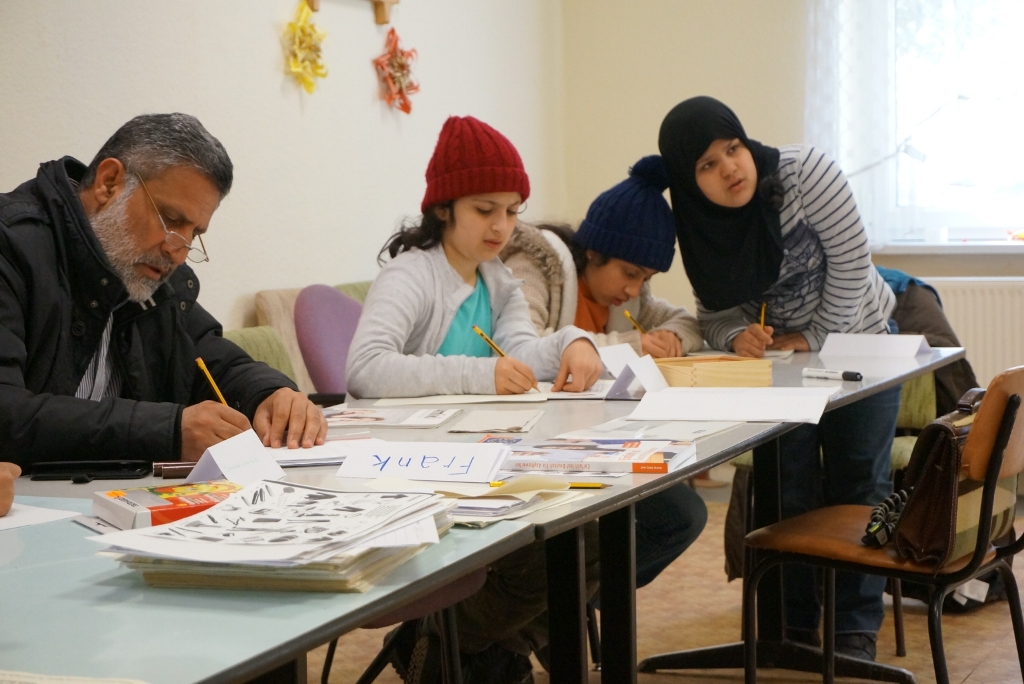 Afghanische Familie in Mecklenburg