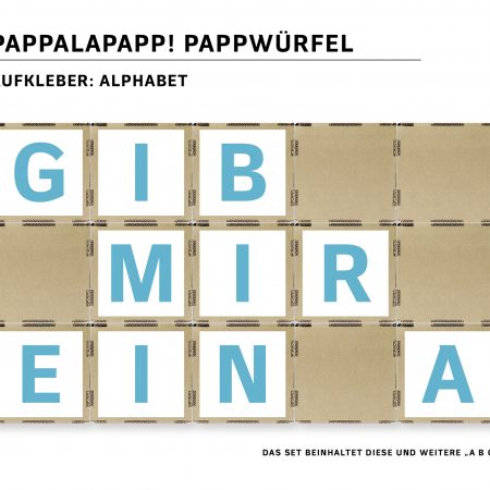 Extra: Aufkleber Alphabet