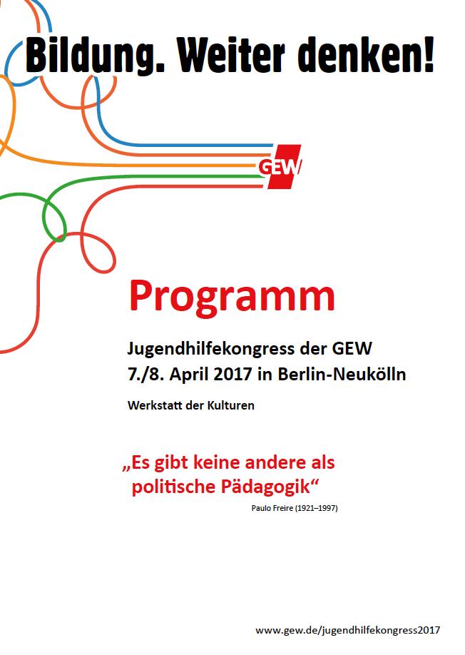 Der Kinder-und Jugendhilfekongress der GEW 2017