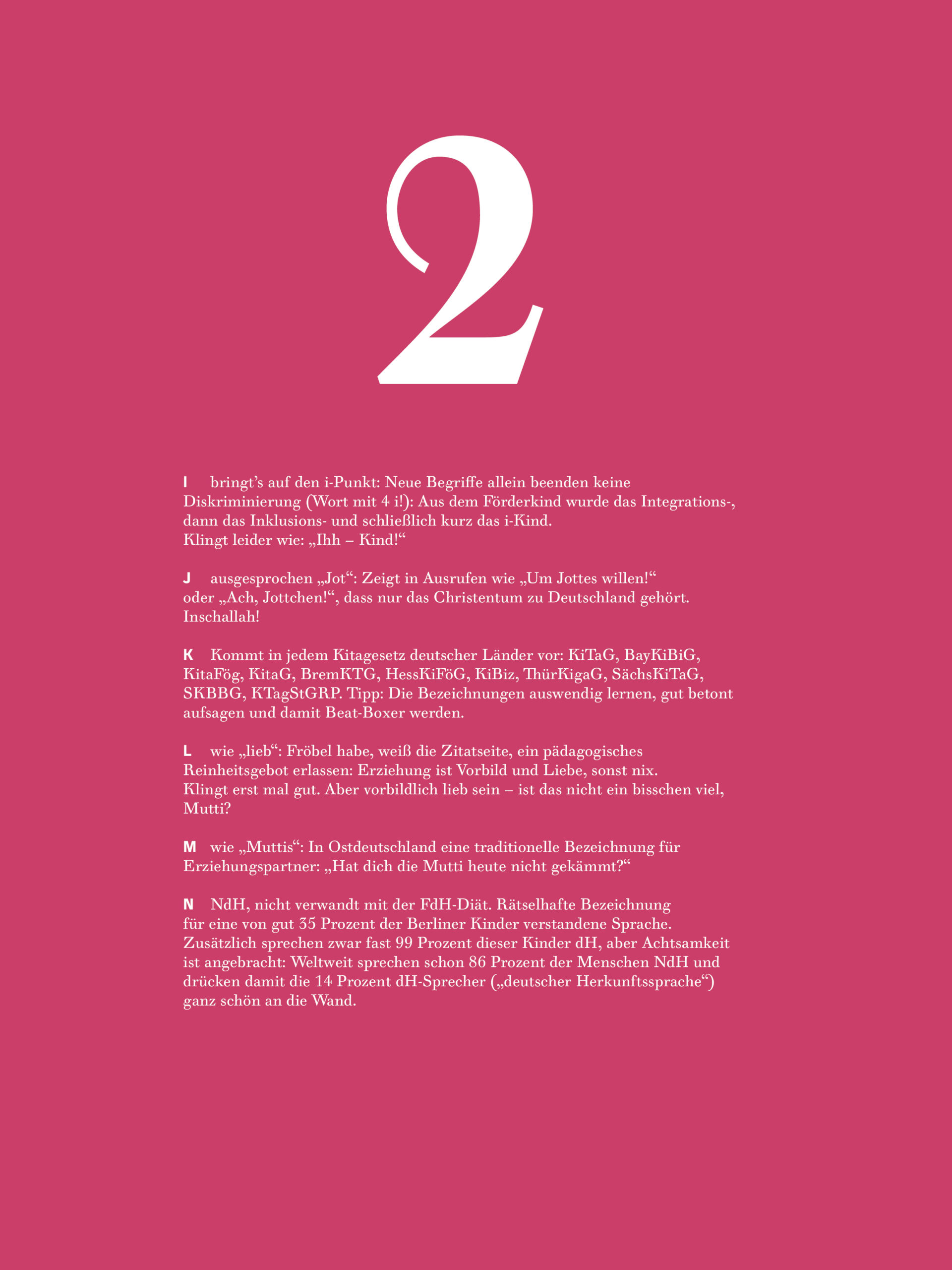 Von I i-Punkt bis V Verdacht