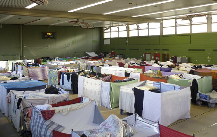 Das Gemeinwesen in der Turnhalle